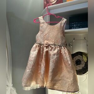 Elegant Pink Kids Dress with Bow